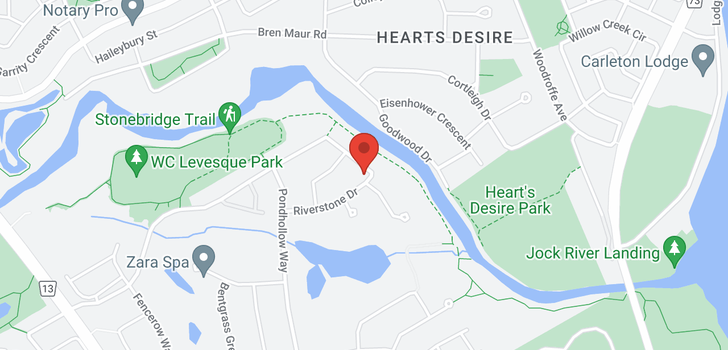 map of 131 RIVERSTONE DRIVE
